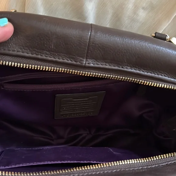Coach Brown Leather Handbag - Picture 2 of 7